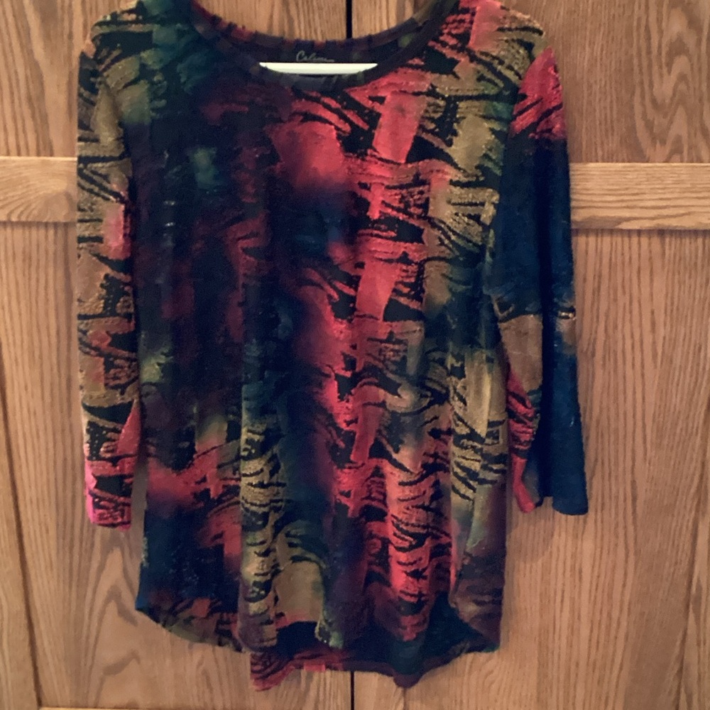 Vibrant Multicolor Long Sleeve Top